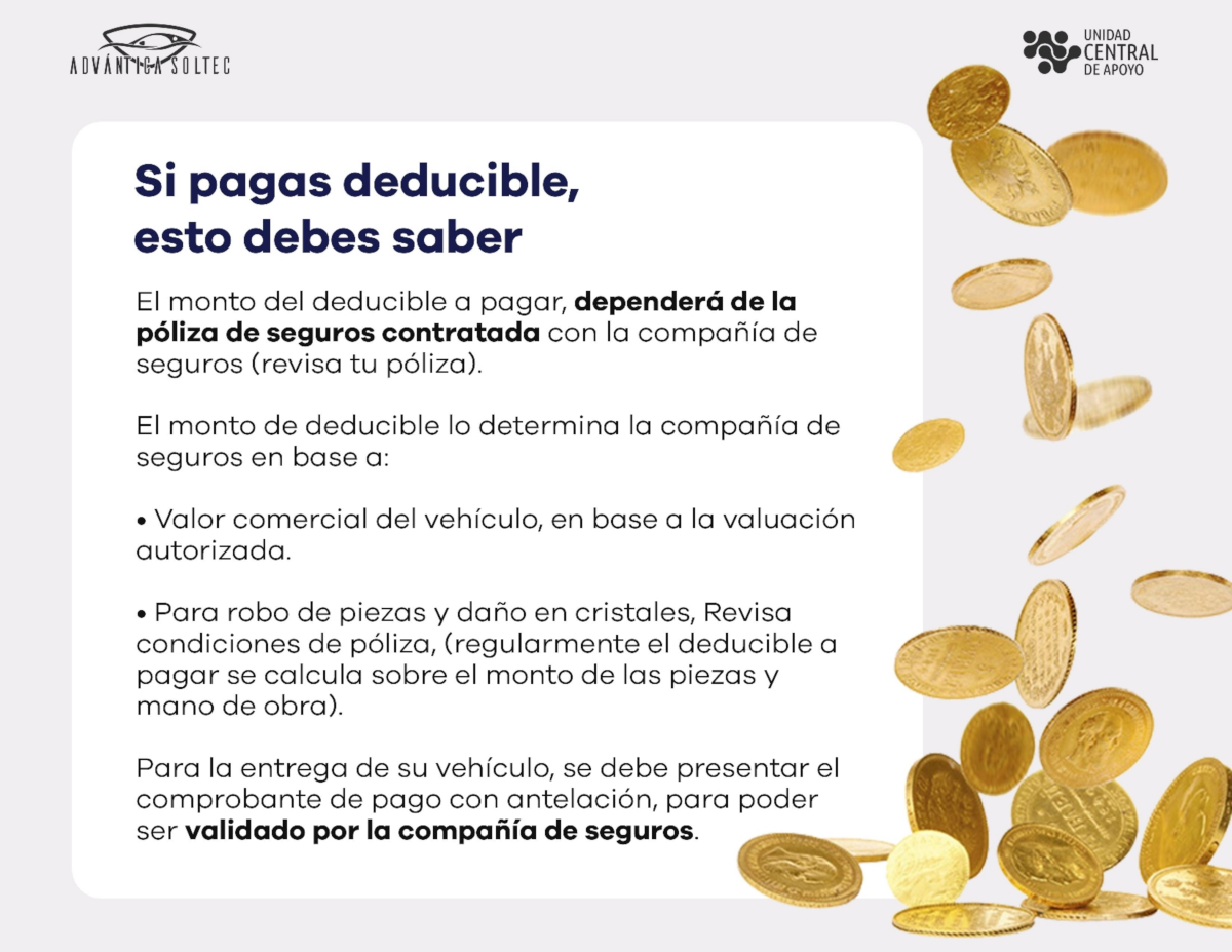 ADVANTICA SOLTEC: Si pagas deducible, esto debes saber ADVANTICA SOLTEC: Si pagas deducible, esto debes saber